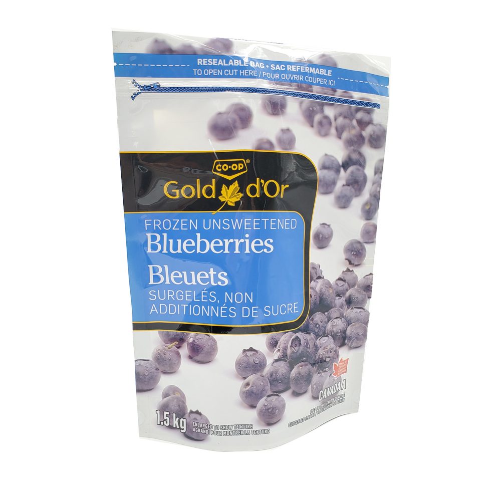 Printed Bottom Gusset Aluminum Ziplock Fruit Bag