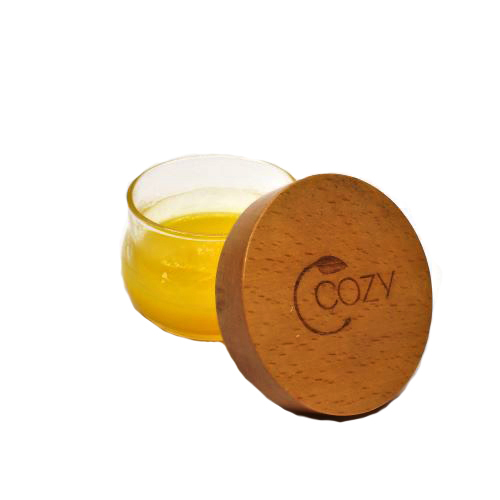 Glass Jar with Wooden Lid