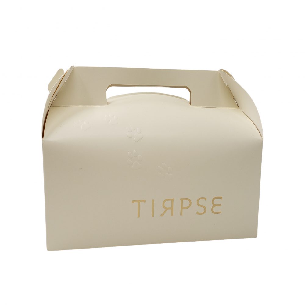 Folding Cake Box with Handle