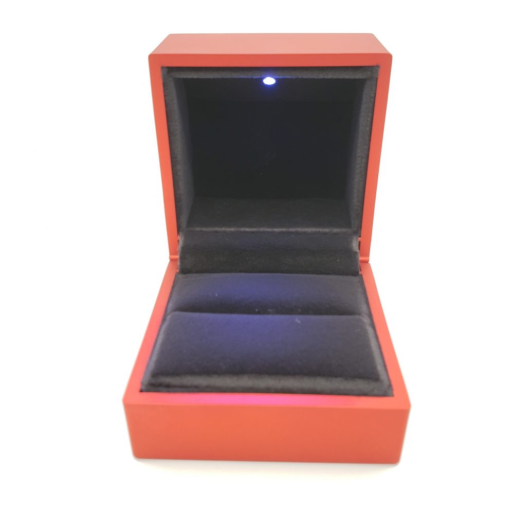 Jewellery Ring Rigid Box with LED Light
