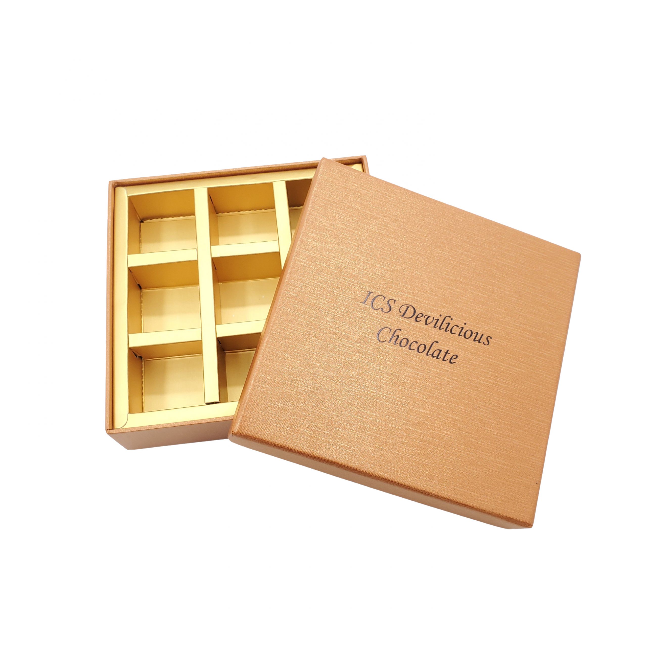 Lid & Case Chocolate Box with Paper Insert Tray